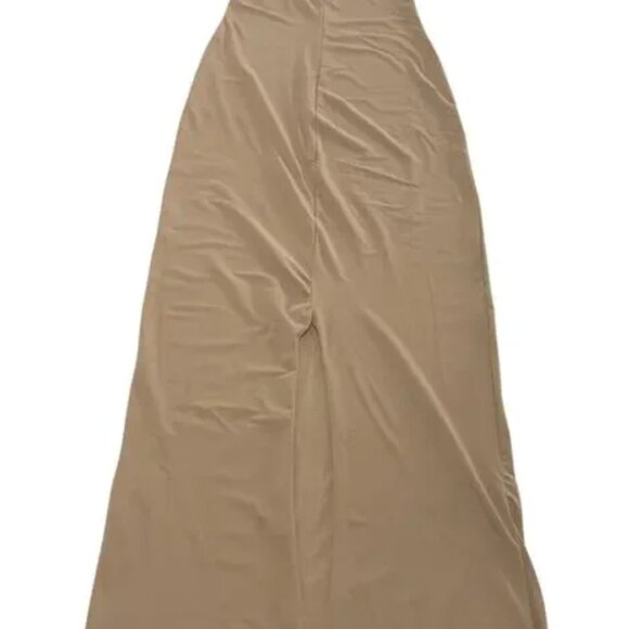 Commando Dress Womens Small Medium Beige Debutante Seamless Maxi S/XS Tailored - Picture 2 of 3